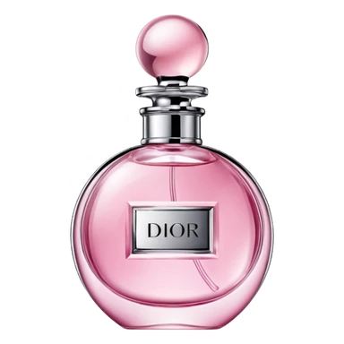 Pink Dior perfume sticker