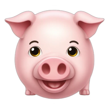 cochon fâché sticker