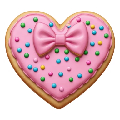 Coquette Christmas cookie sticker