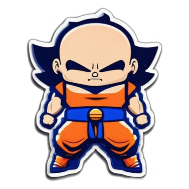 goku qui fait un doigt sticker