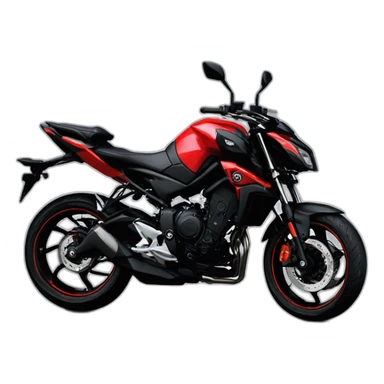 Yamaha MT 15 Black Red alloy wheels sticker