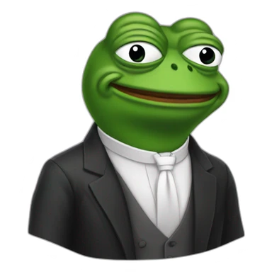pepe frog business sticker