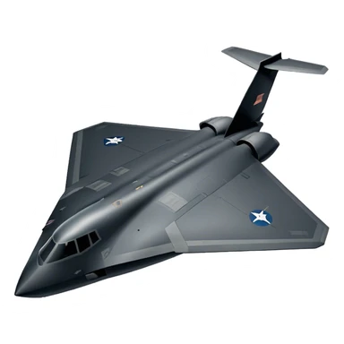 Military Bomber - B-2 Spirit - Northrop Grumman (Model Year: 2021) (Iconic colour: Stealth black) sticker