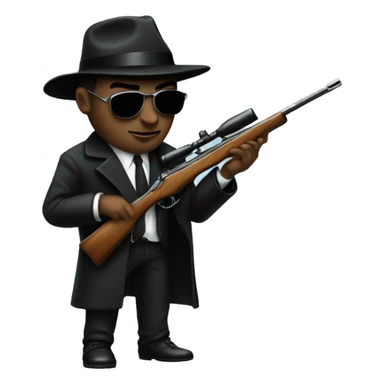 mafia member with sniper sticker