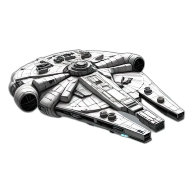 Millennium Falcon sticker