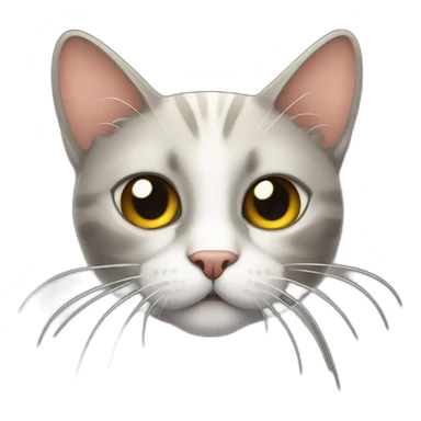 a fly cat sticker