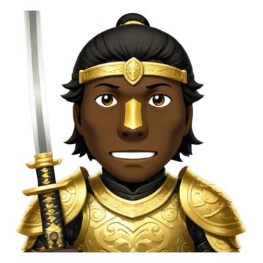 Golden Samurai sticker