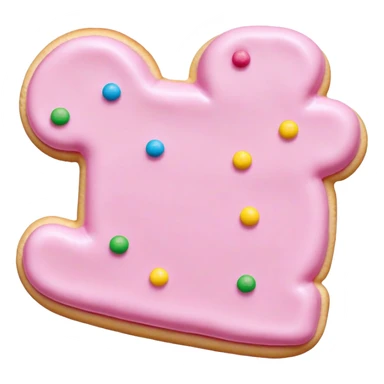 Frosted Animal cracker sticker