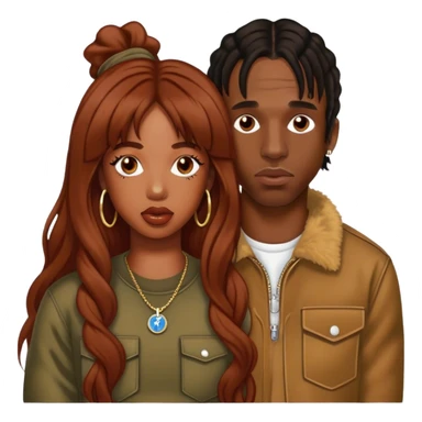 sza with travis scott sticker