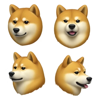 Dogecoin with bear sticker