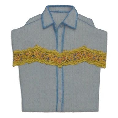 ukraine embroidered shirt sticker