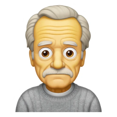 the simpsons, grandpa abe . sticker