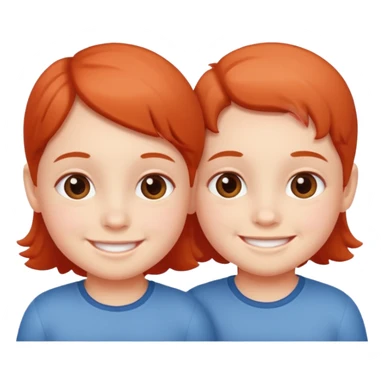 İkiz çocuk sticker