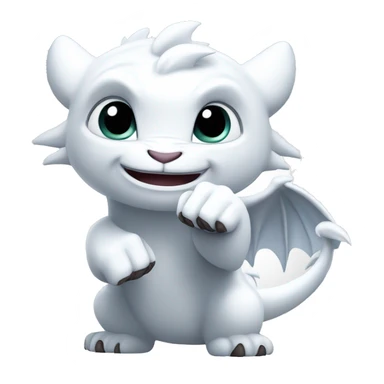 Light fury fists sticker