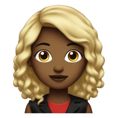 Glamour red and black  sticker