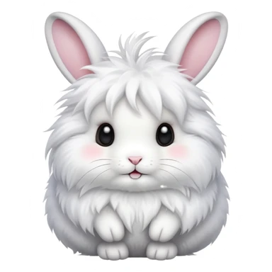 🤖 create of this emoji a rabbit sticker