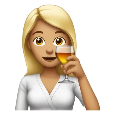 Women drinking alcohol  sticker