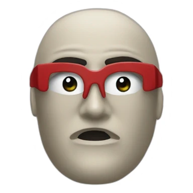 Money heist mask sticker