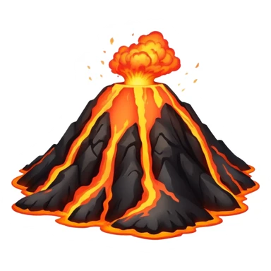 Hawaiian volcano sticker