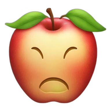 apple logo with design sticker