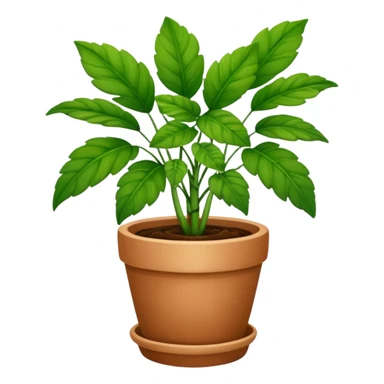 Potted Sidewalk Plant sticker