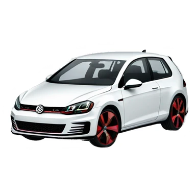 Volkswagen golf gti sticker