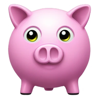 alien piggy bank sticker