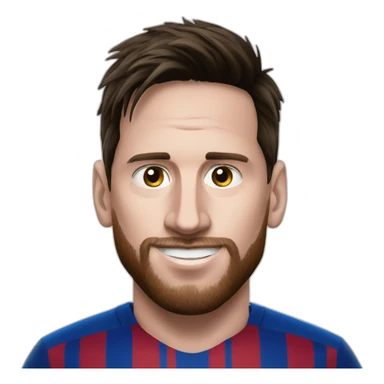 Messi with hasbulla sticker