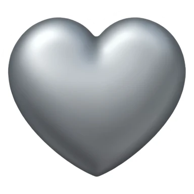 Corazon gris sticker