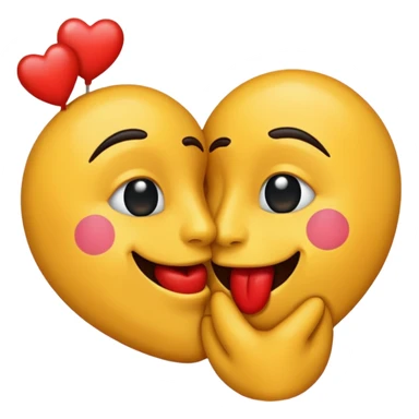 Lazando beso sticker