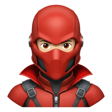 redhood with helmet sticker