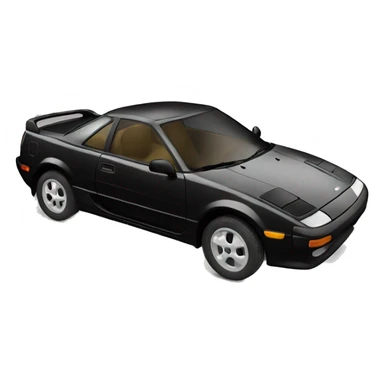 Black Toyota mr2 sticker