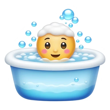 Bubble bath sticker