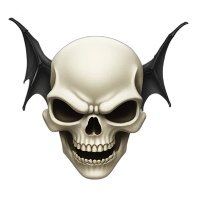 a7x bat skull sticker