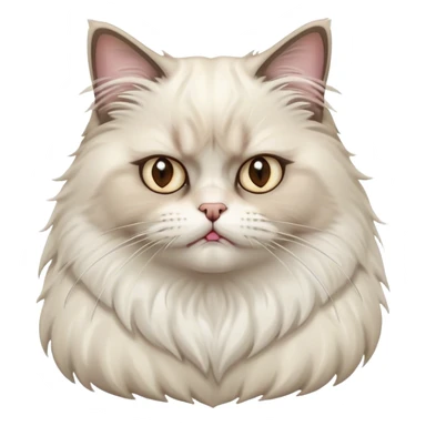 ragdoll cat angry cute face sticker