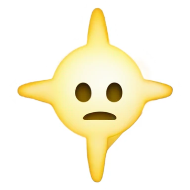 line pointing upward with a glowing star at the end sticker