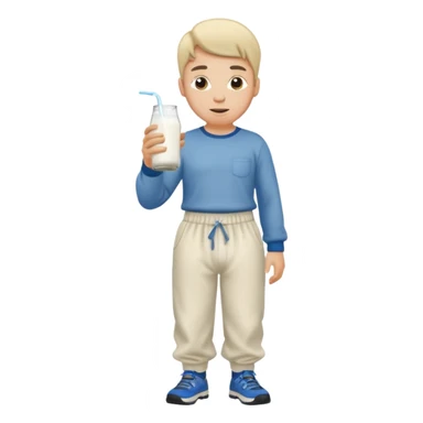 молоко в багги штанах sticker