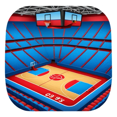 basketball stadium (#00A3E0) and red (#F9423A) sticker