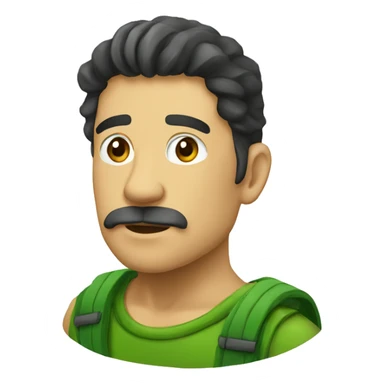 banderin verde sticker