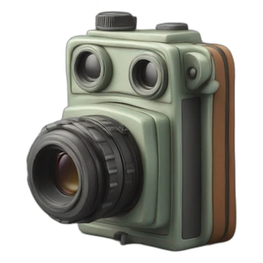 Plasticine Old Film Camera sticker