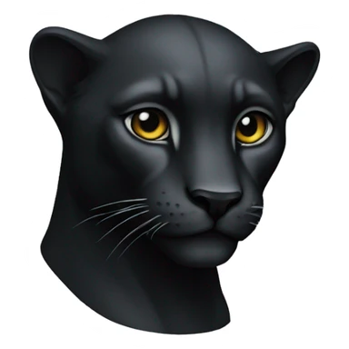 panthere noir sticker