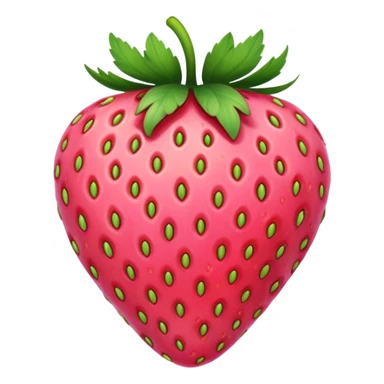pink strawberry sticker