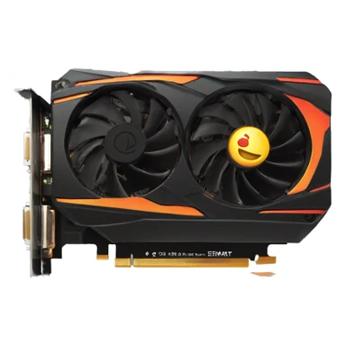 graphics card-fire sticker