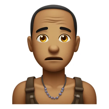 sweating while grunting out of boredom sticker