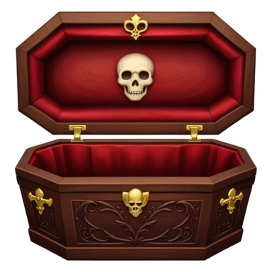vampire coffin  sticker