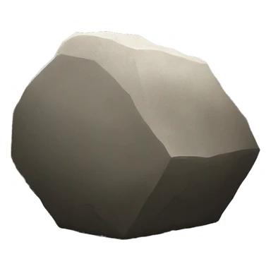 Large boulder embedded in concrete box underground sticker