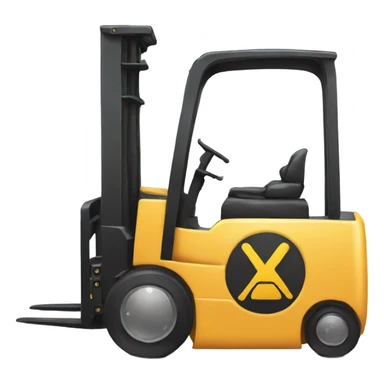 Forklift Emoji sticker