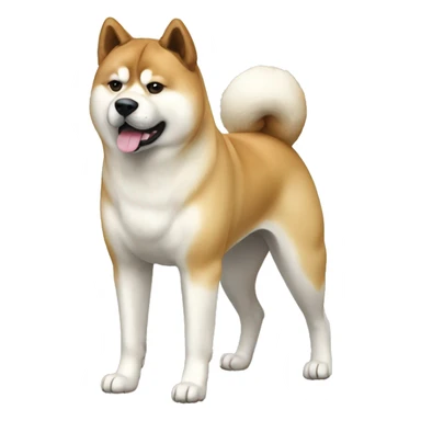 Akita Dog Breed Full Body sticker