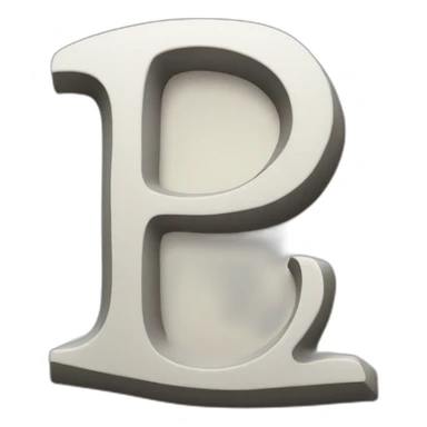 LETTER 'B' sticker