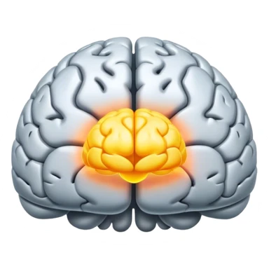 core memories light orb in brain  sticker